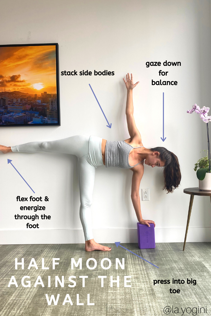 Half Moon Variations Half Moon Pose Yoga
