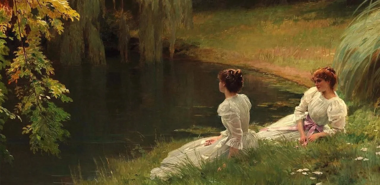 Elegant Ladies at Rest - Louis-Emile Adan, c1880