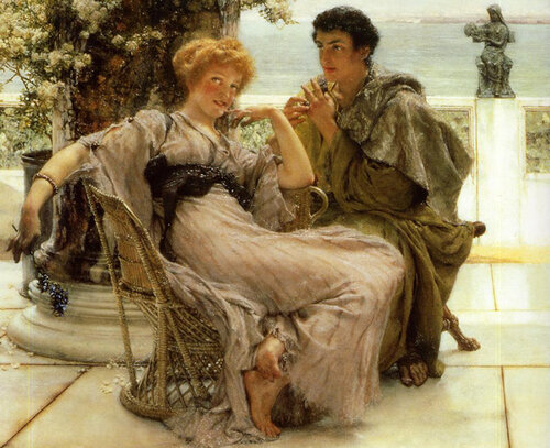 The Proposal  by Sir Alma Tadema, 1892