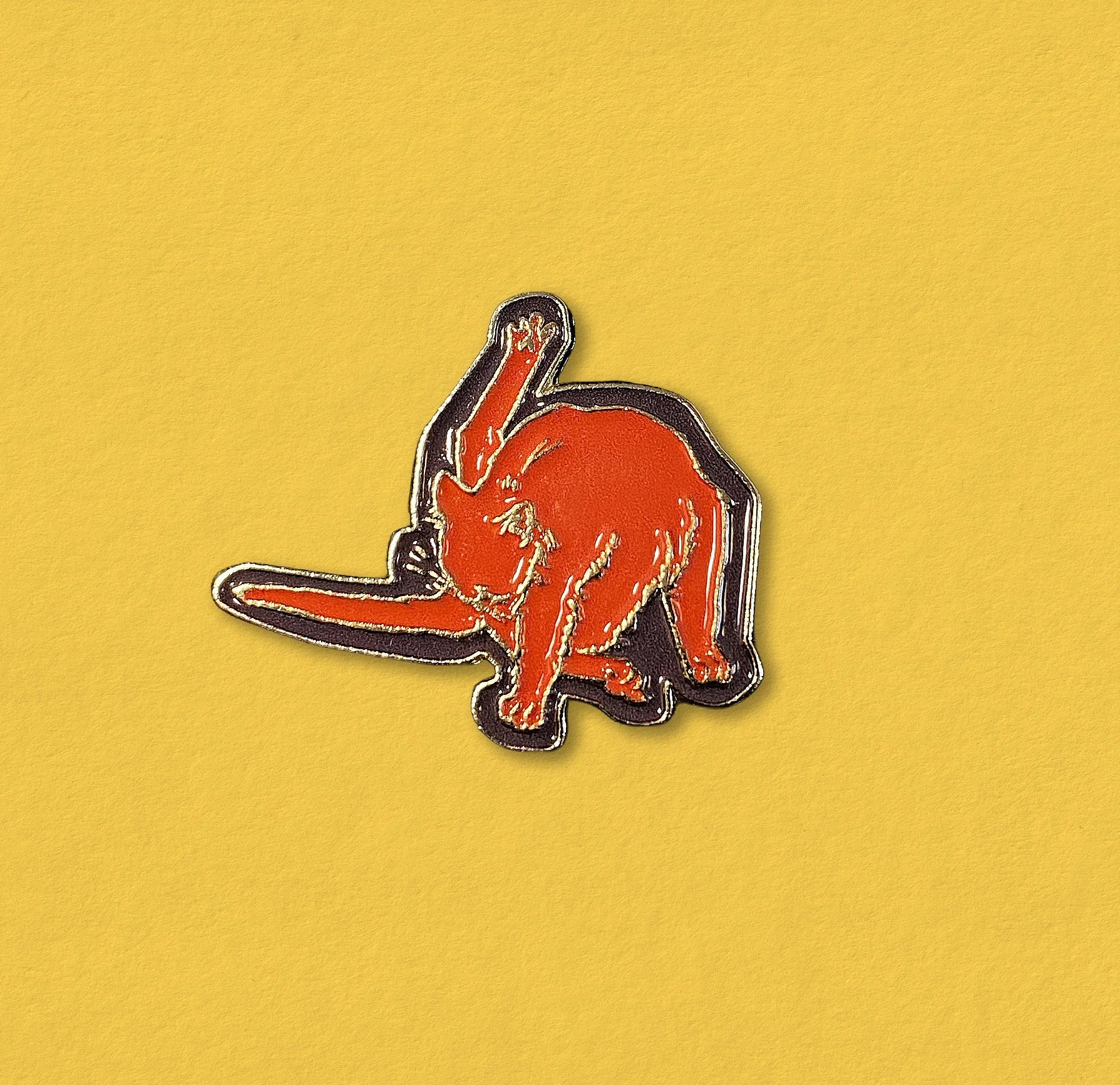 'Scouring the depths' pin