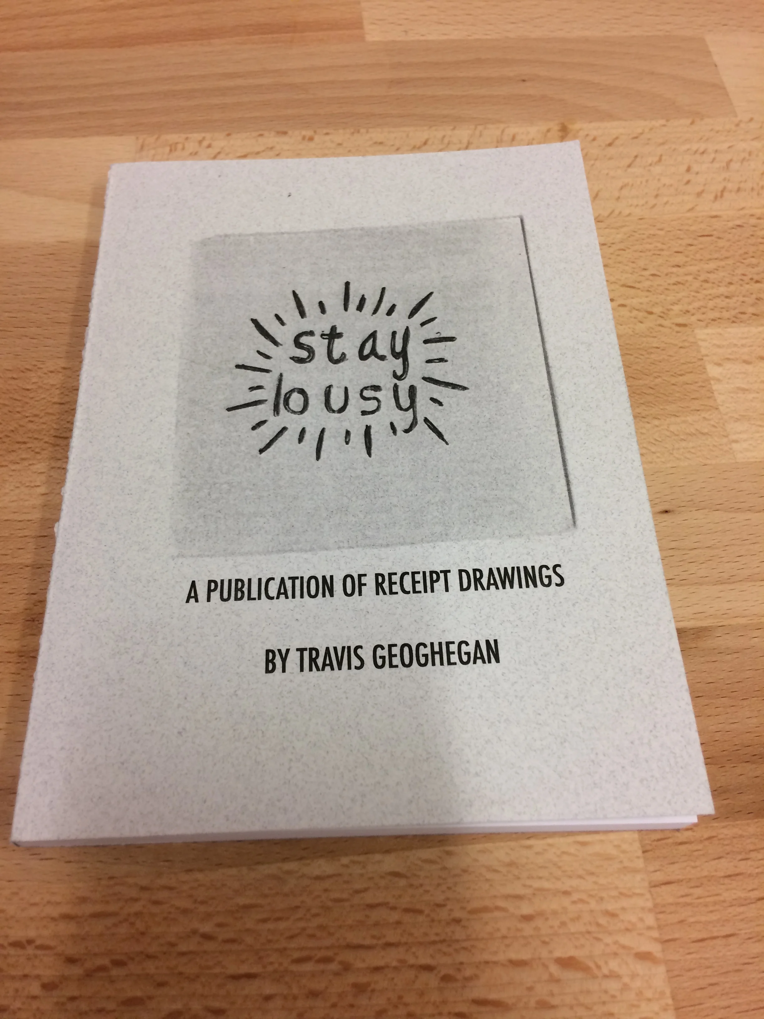 Stay lousy- A Publication of Receipt Drawings
