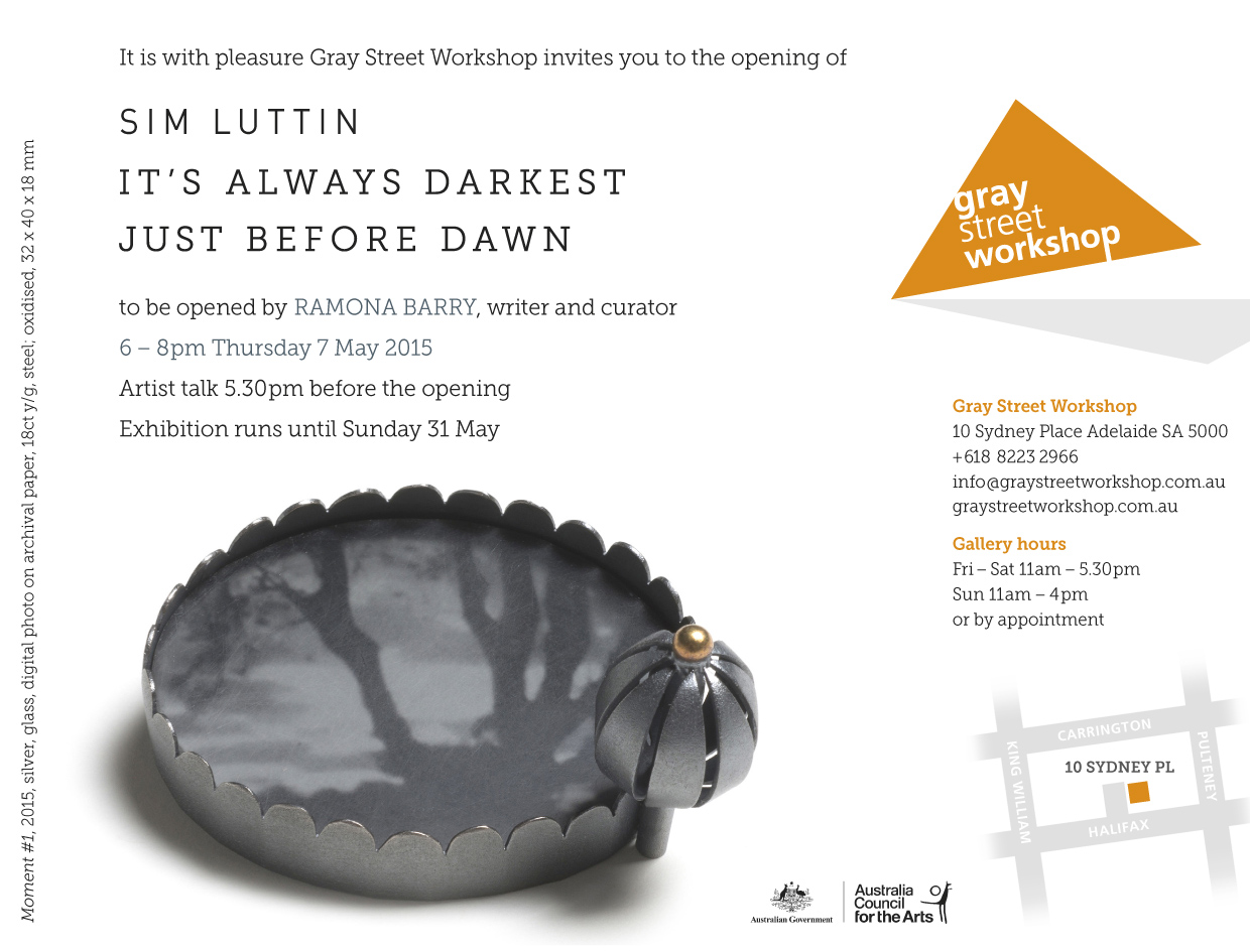IT'S ALWAYS DARKEST JUST BEFORE DAWN By Sim Luttin