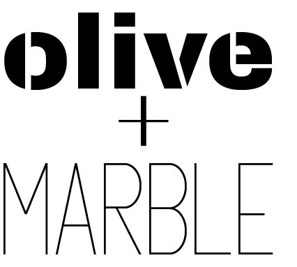 olive + marble