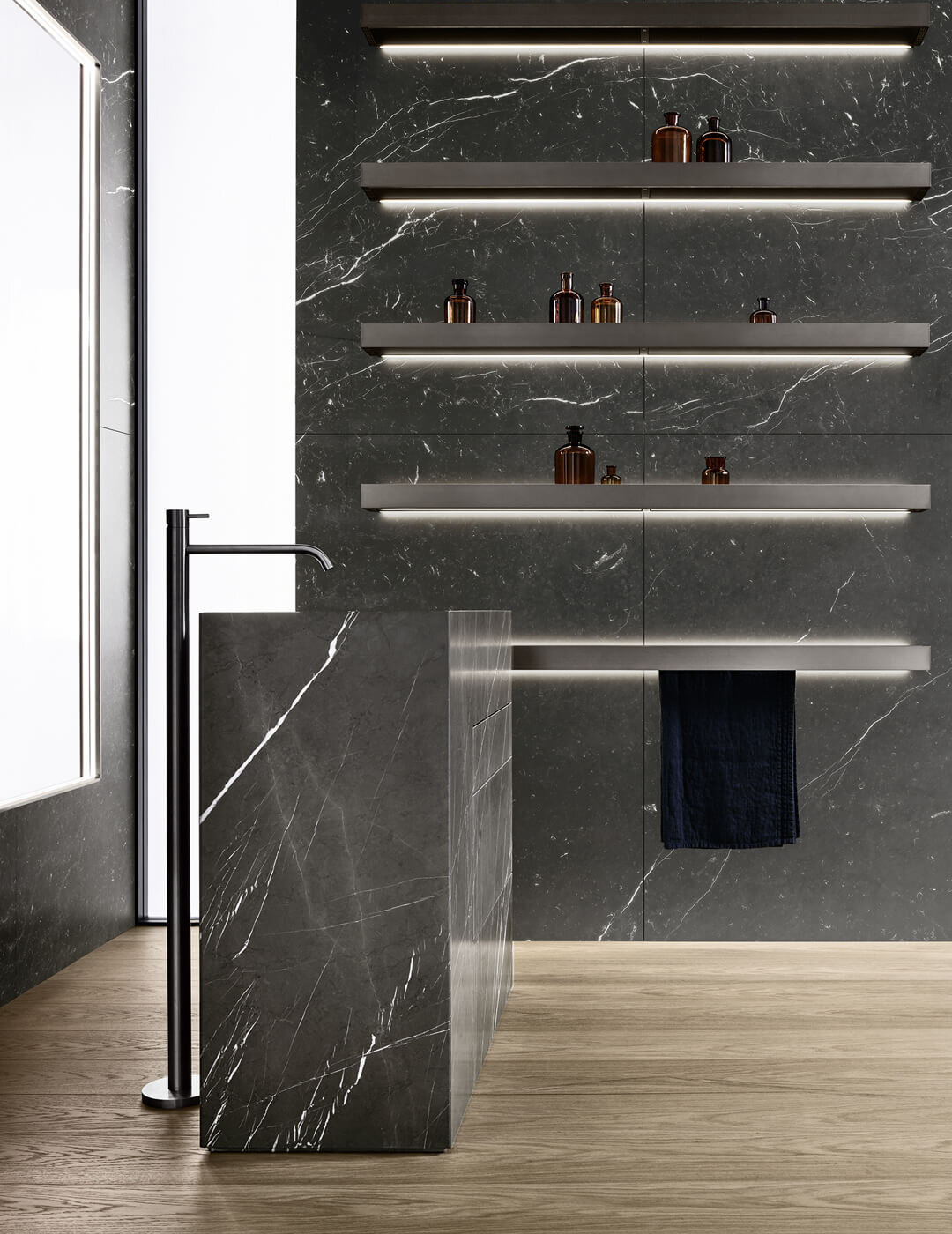Monolithic Stone Bathroom