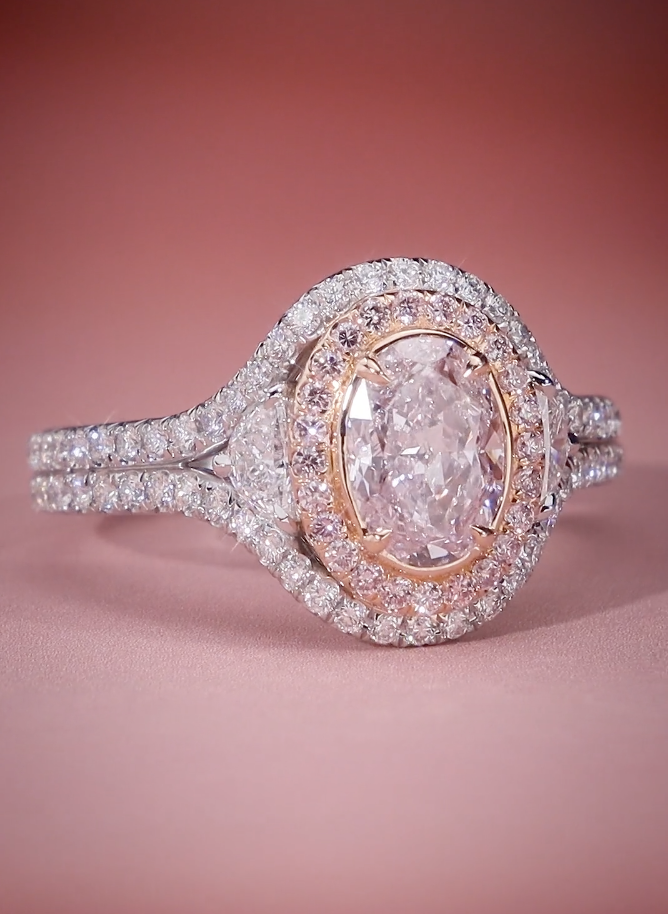 Video:Pink Halo Diamond