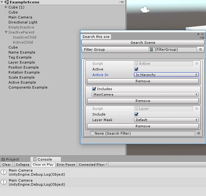 Search and Selection tool Progress Report