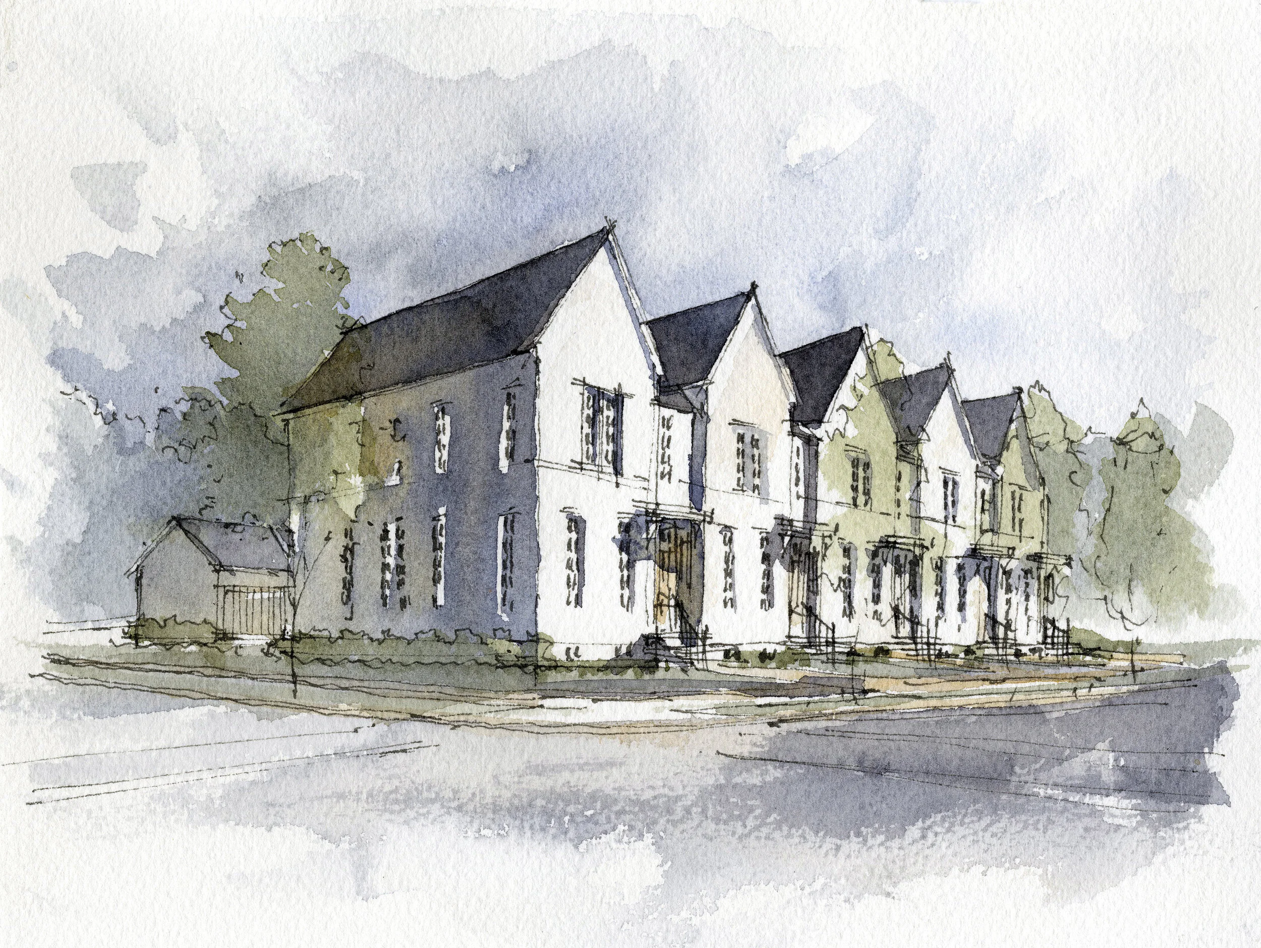 Bonner's Mill-Exterior Rendering