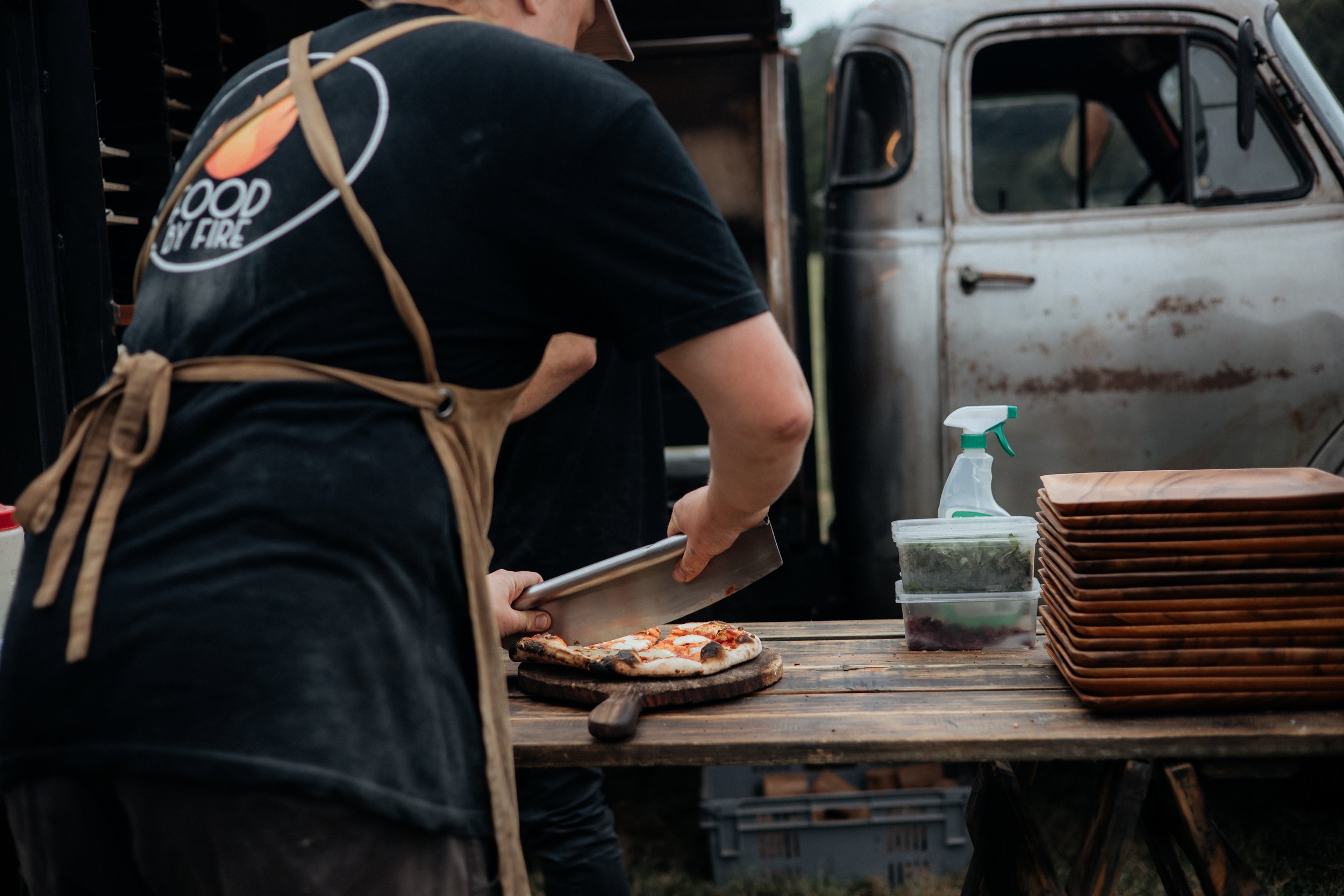 Base Pizza truck | elopement photography