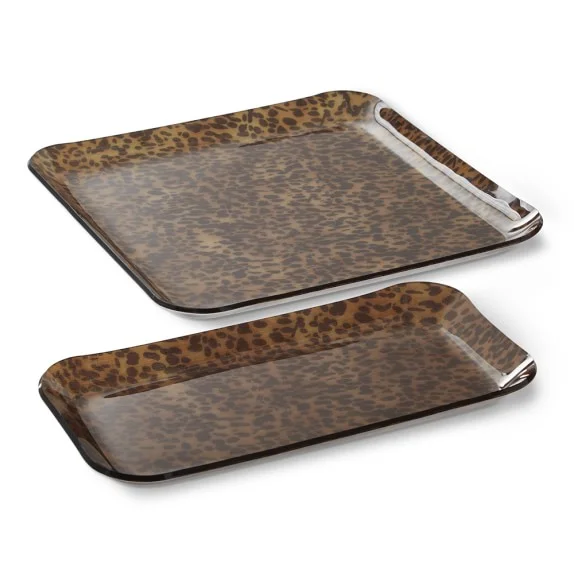 AERIN Tortoise Acrylic Trays