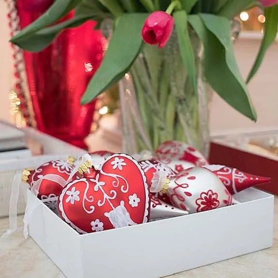 AERIN Glass Ornaments