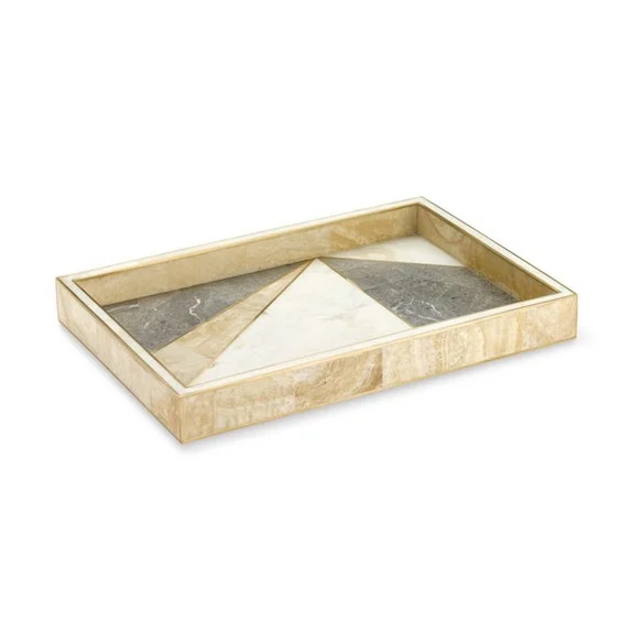 Geo Stone Inlay Tray
