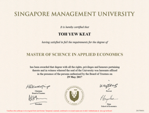 SMU Master's Degree