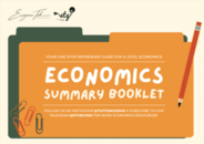 Economics Summary book, 40+ cheatsheets