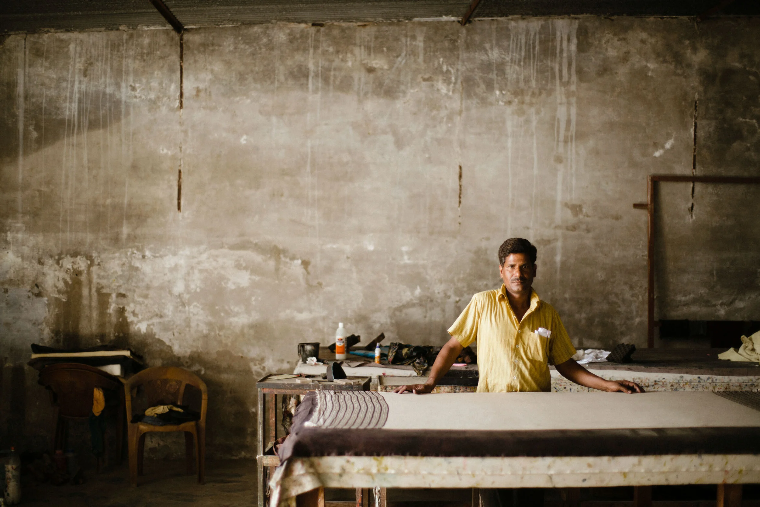  Viju, owner of Bagru Textiles, 2015 