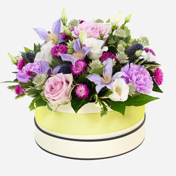 Hat Box Flower Bouquet Best Flower Site