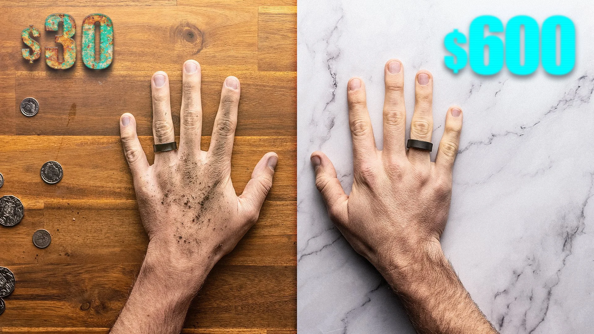 $30 Smart Ring vs. $600 Smart Ring