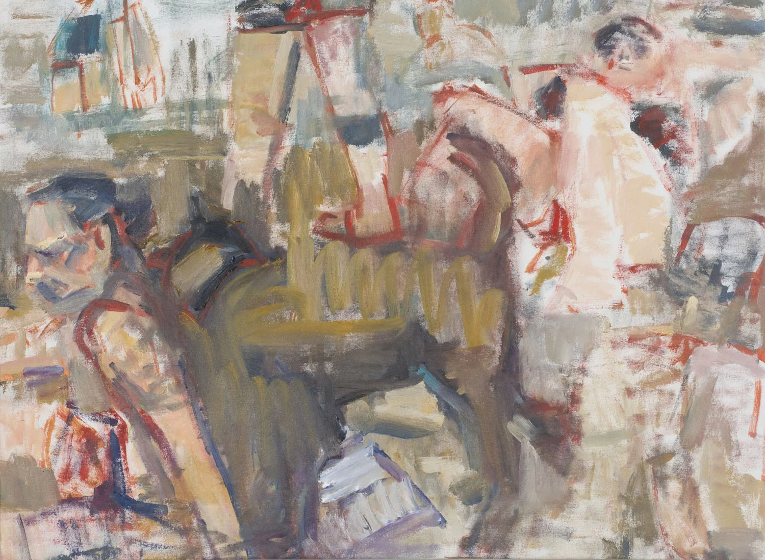 Dogs and beaches #3 83 x 61 cm oil on canvas