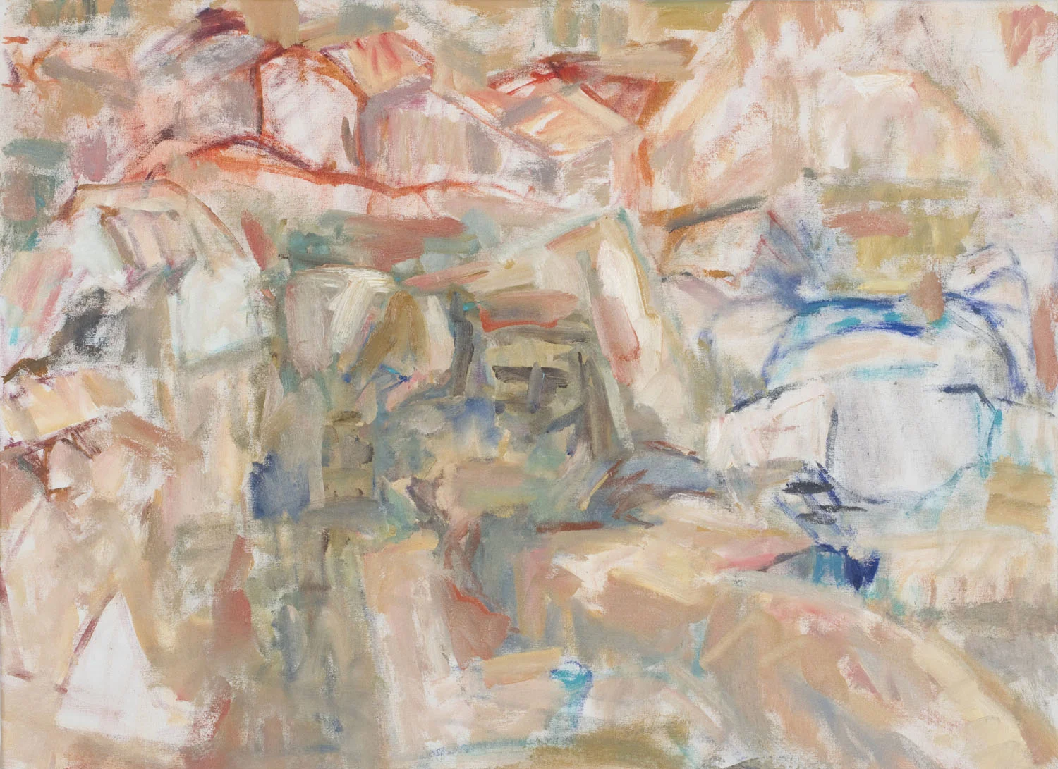 Bodies and beaches 83 x 61 cm oil on canvas