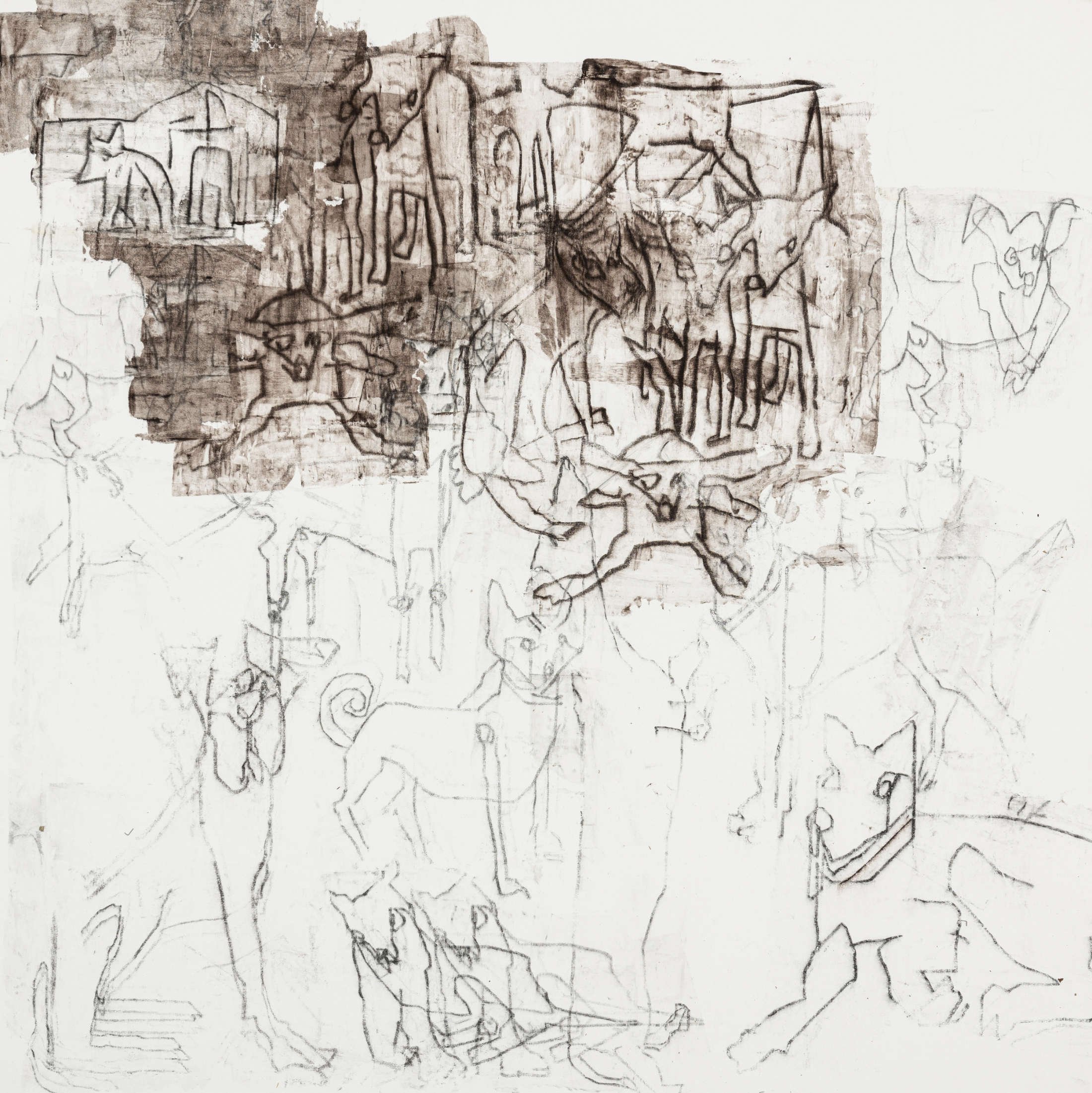 Walking the dog #3_130cmx130cm