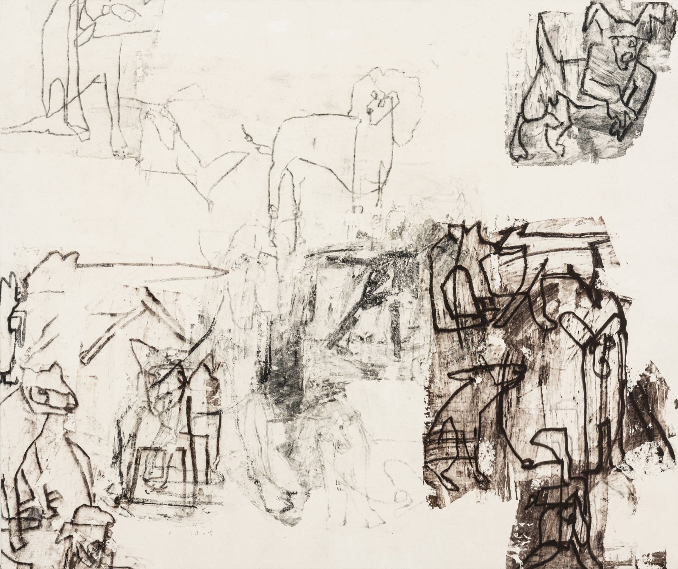 Walking the dog #1_101cm x 122cm