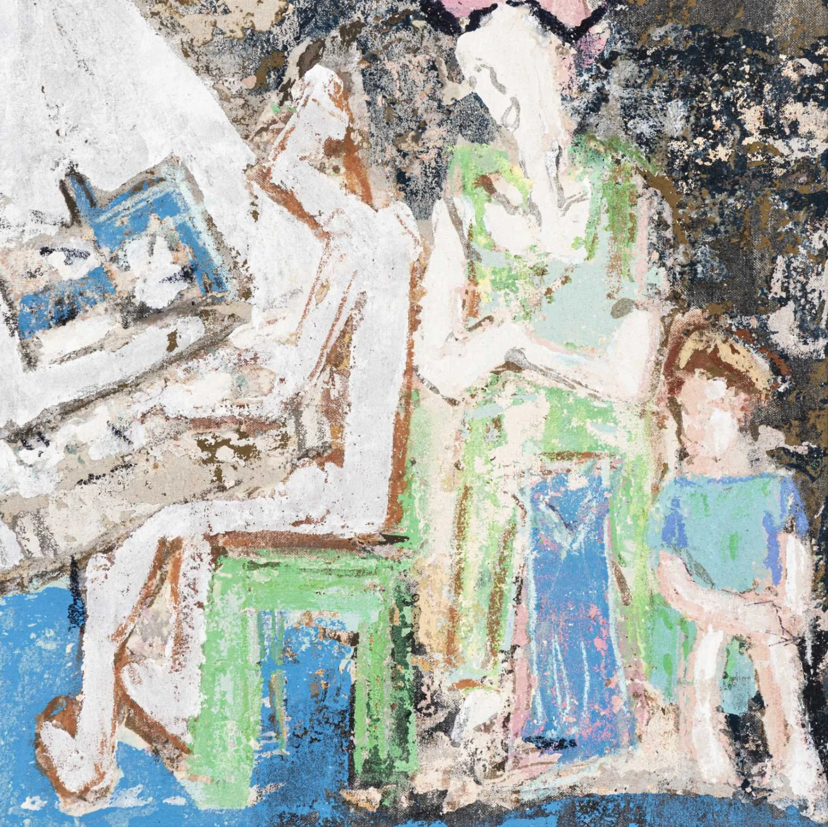 The piano player #1_40x40cm