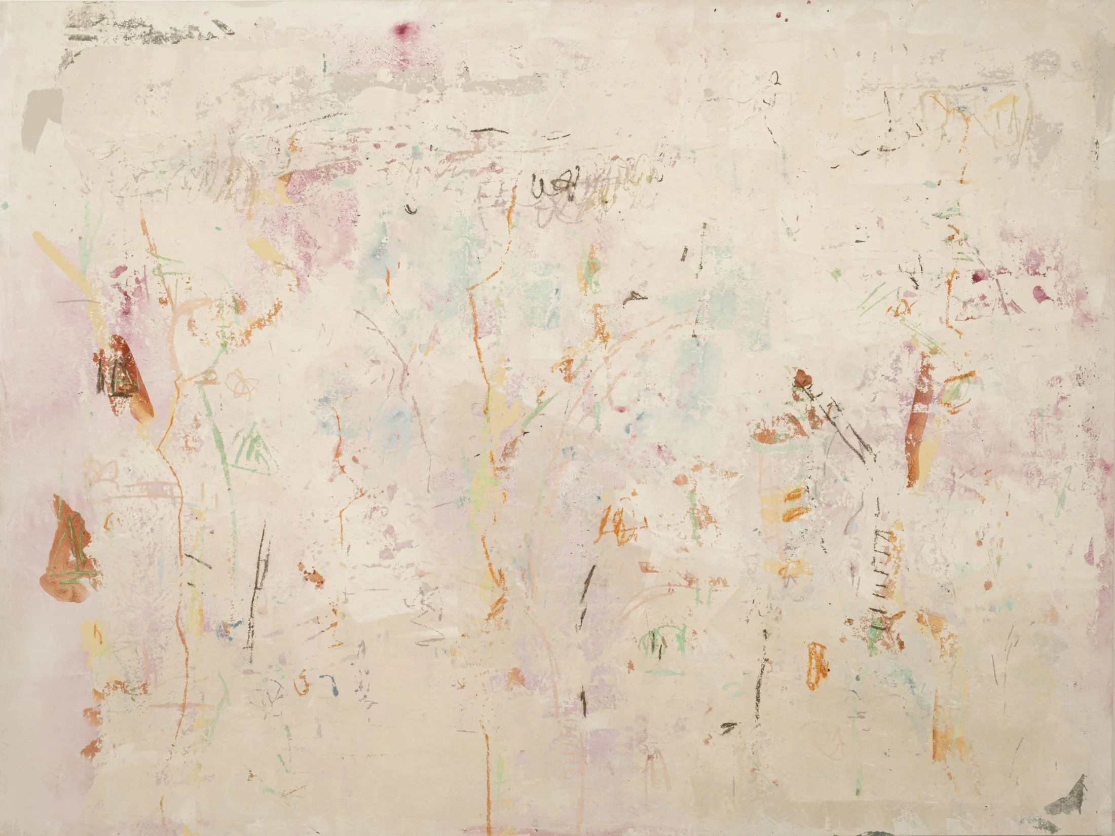Autumn House Paint - Mixed Media on Canvas - 150x200cm
