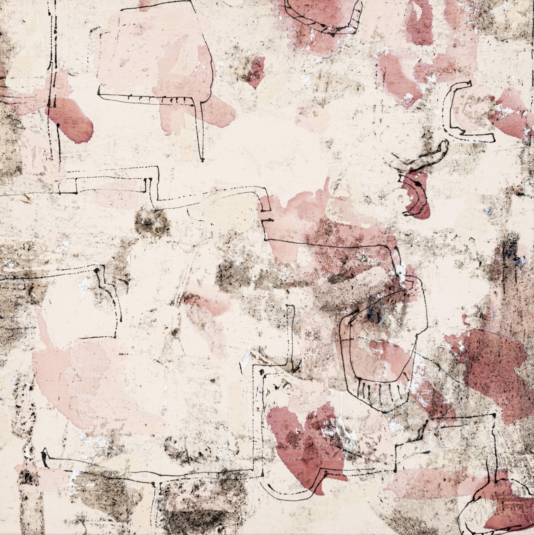 Pink Lakes #3 - 60x60cm