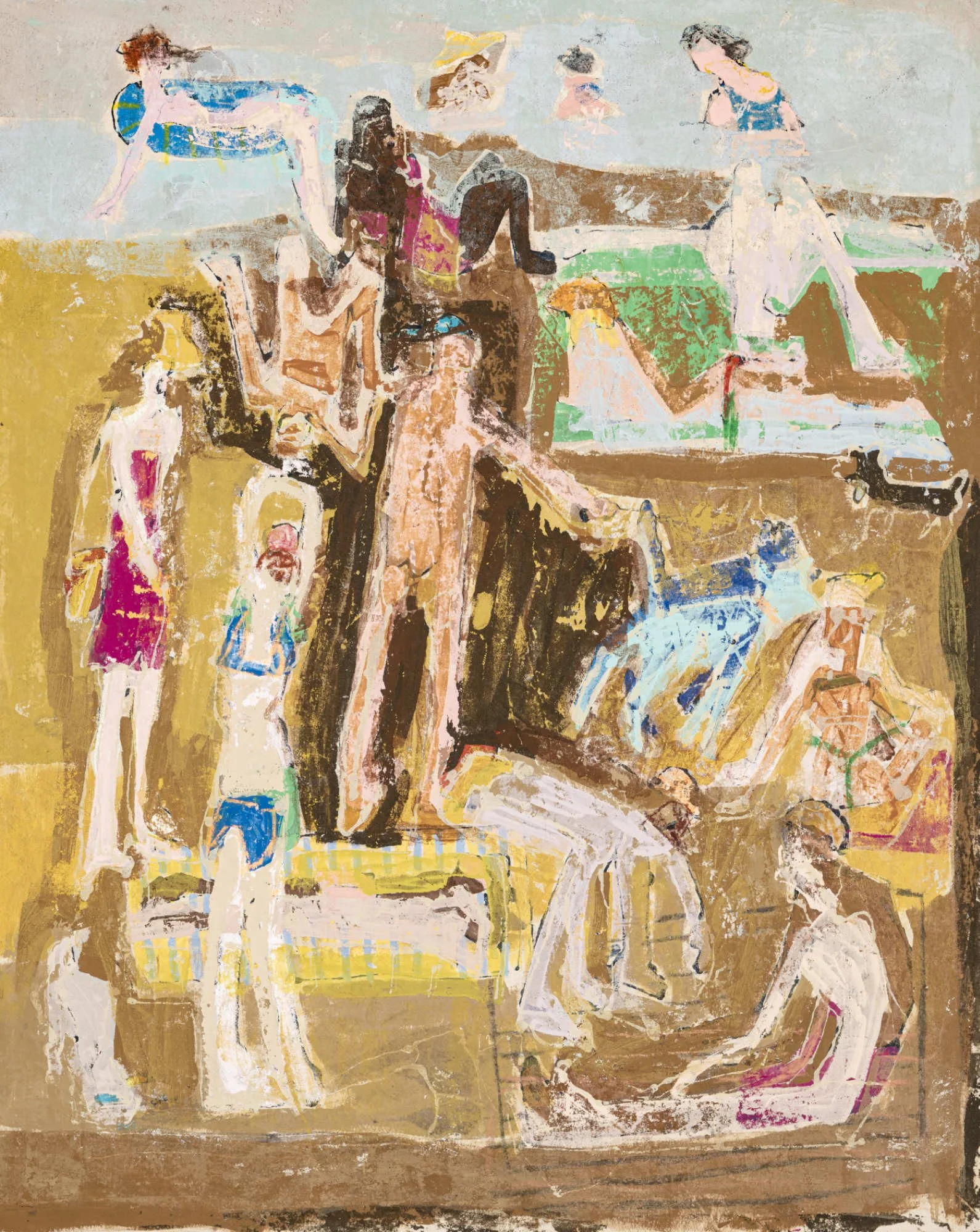 Beach shadows_150x120cm_2026