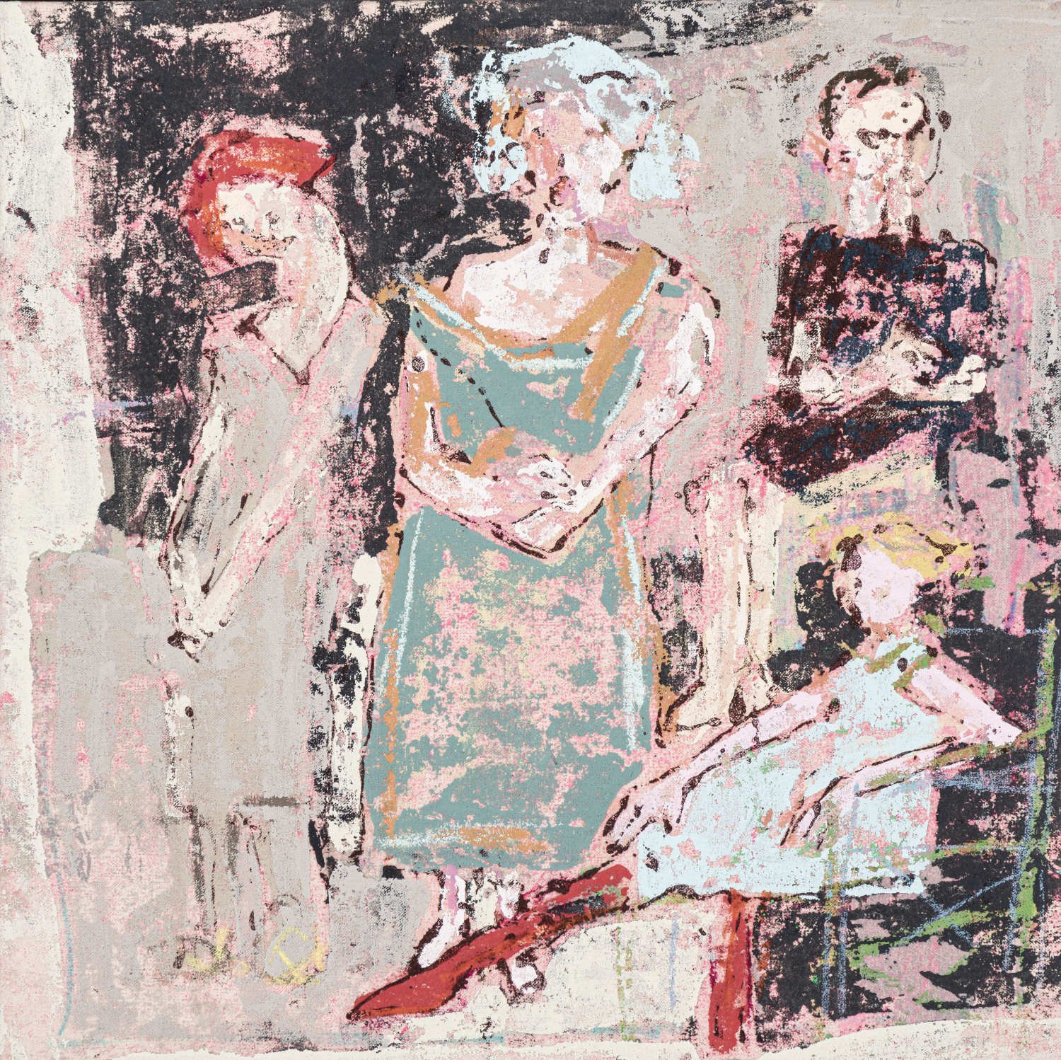 Singalong with Mrs Francis_40x40cm