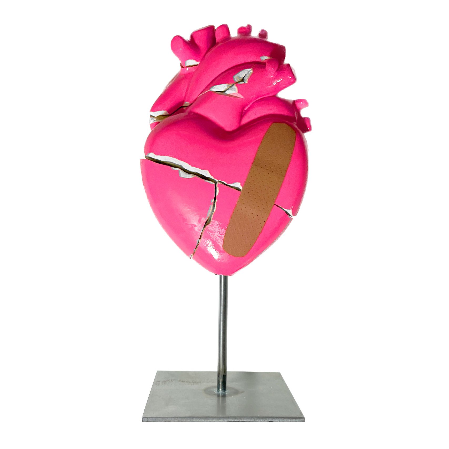HEARTWORK - Neon Pink - Metal Stand