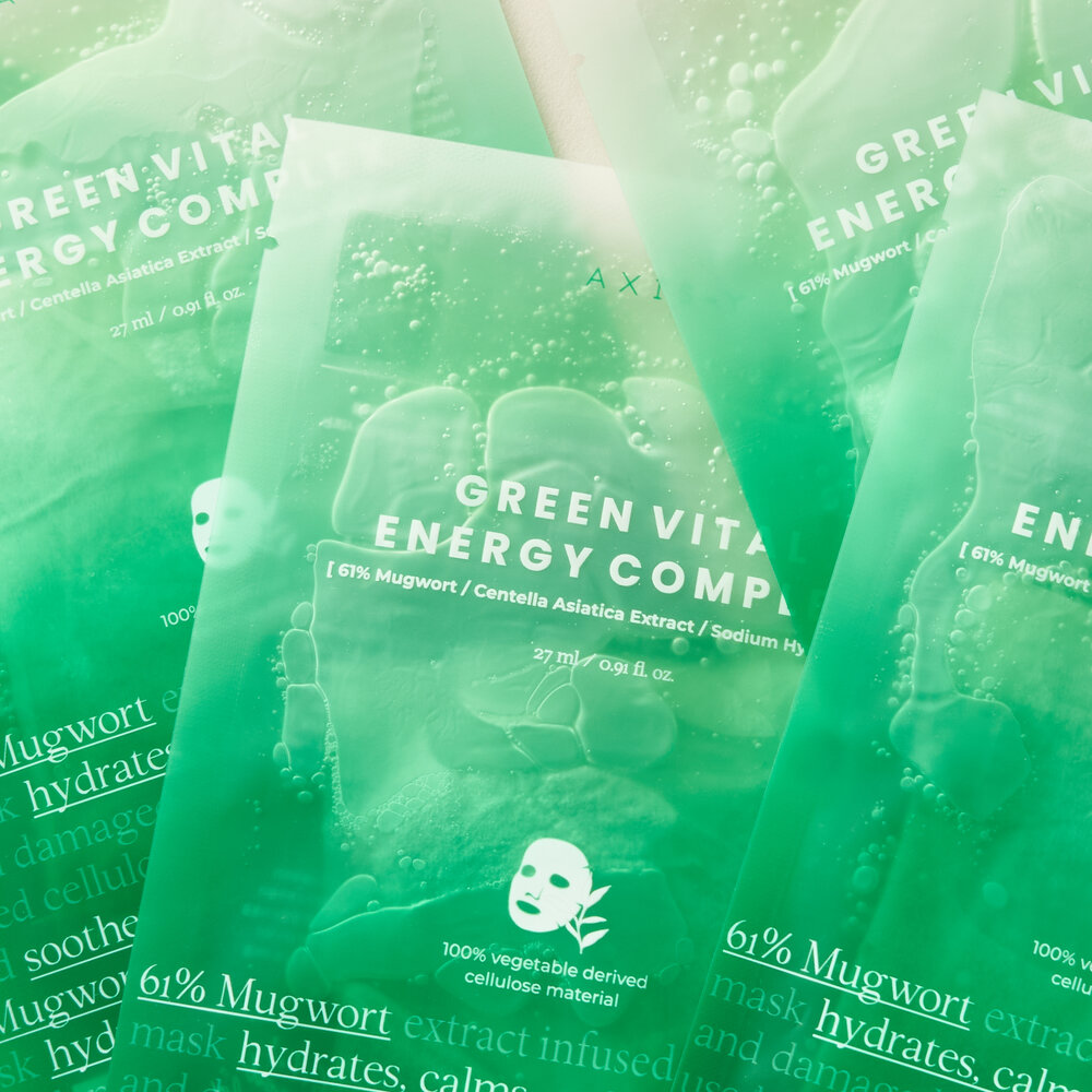 AXIS-Y 61% Mugwort Green Vital Energy Complex Sheet Mask 01.jpg