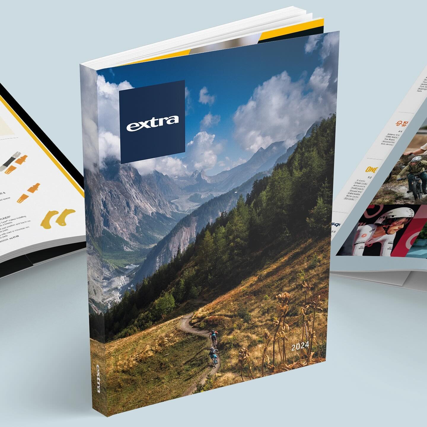 An Extra big (628 pages!) catalogue for our client - a leading distributor for 32 global cycling 🚲 brands.

@extra_uk always brief a brochure bursting with the best biking products and the 2024 issue is no exception. We&rsquo;re sure their customers