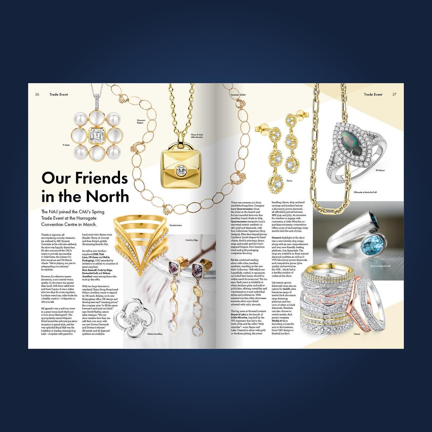 The Summer issue of The Jeweller by @uknaj is out now. 

This edition features the NAJ Summit preview, trade show reports, news, trends and a boat load of business advice. 

Always a joy to put these pages together. 

#graphicdesign #creativeagency #