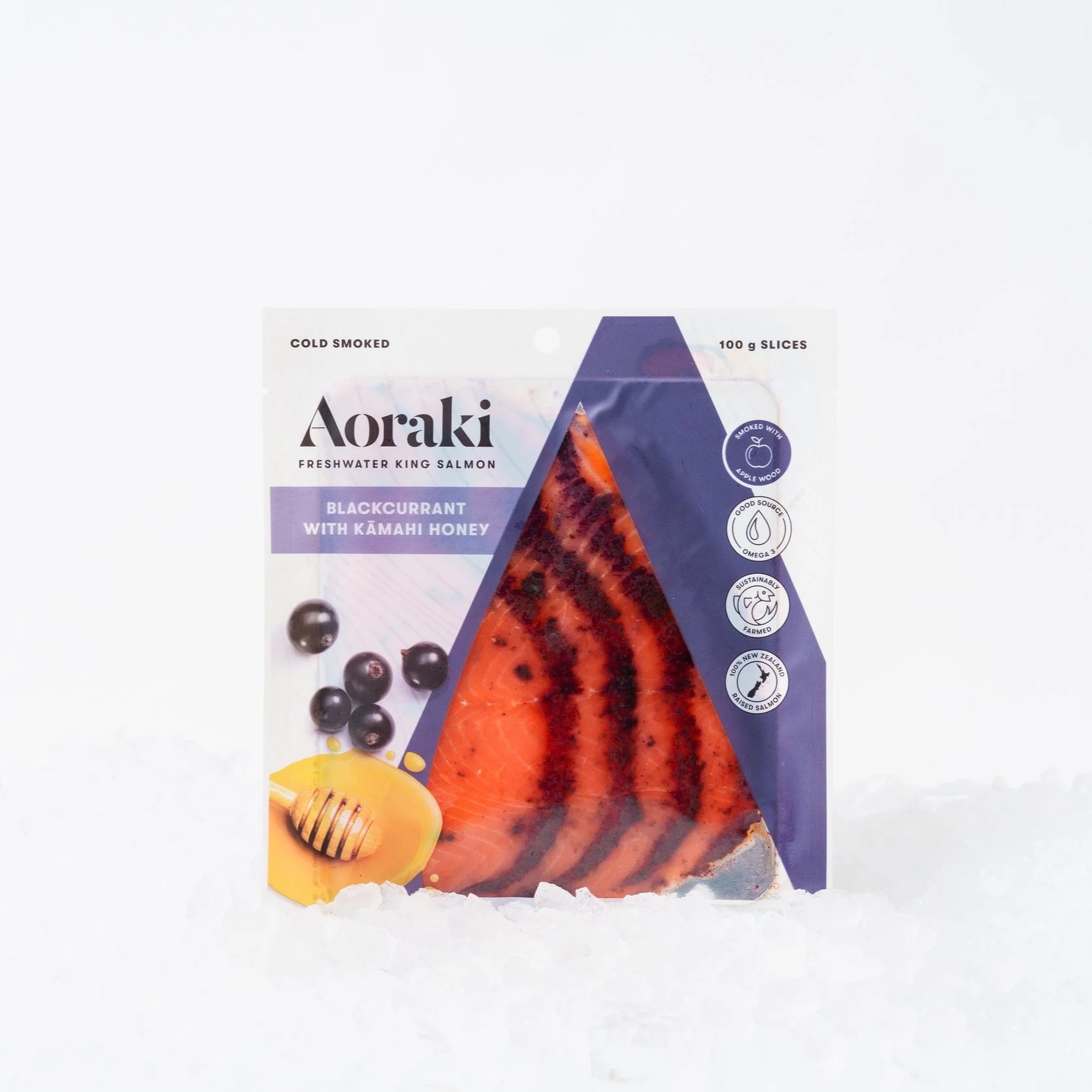 Primary Sector Category: 2025 Winner Aoraki - Blackcurrant with Kāmahi Honey - Cold Smoked Salmon