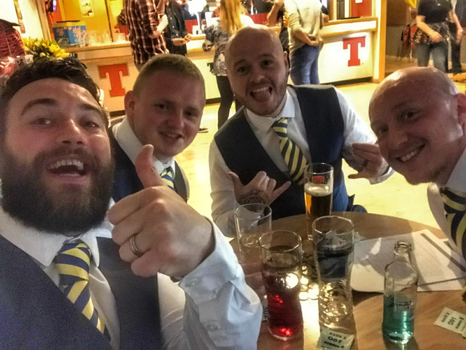 L-R: Greg Cairns, James Davie, Colin Crawford & Andrew Mason at our Launch Night.