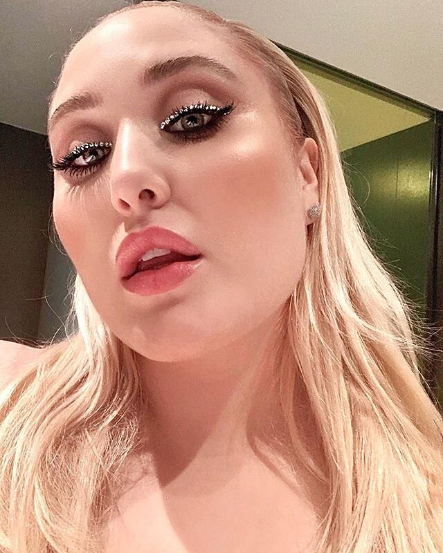 Diamant&eacute; makeup look to represent @hhasselhoff sparkling personality 💎