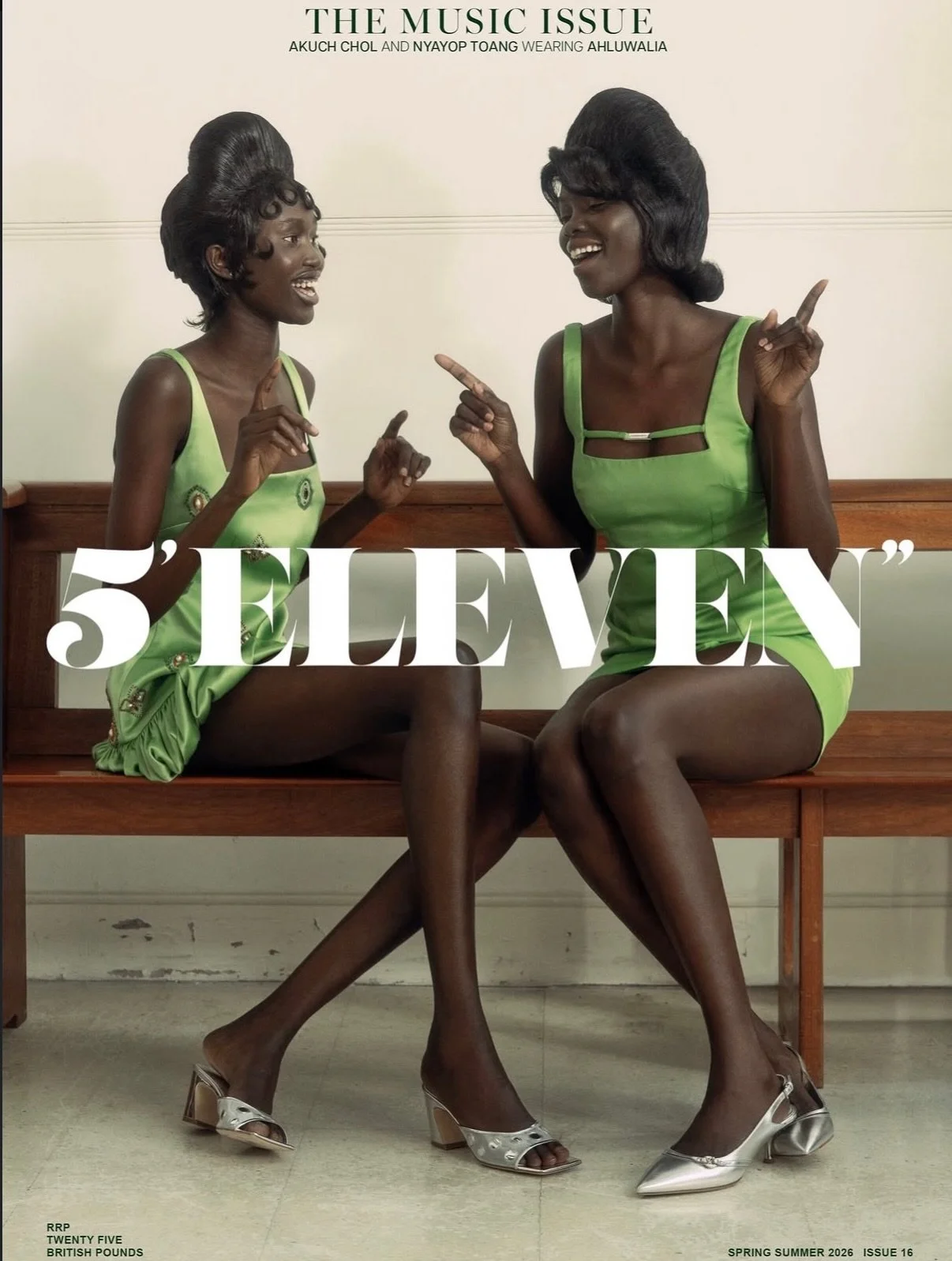 THE MUSIC ISSUE 16 @5elevenmag 

TEAM;
Models
AKUCH CHOL @akuc_kolok_ @selectmodellondon 
YAYOP TOANG nyayop.t @thehivemodels 
Photographer: PANOS DAMASKINIDIS @panos_d
Photo assistants: THOMAS DECK @thomasbeck_
Digi Tech: SOPHIE WEBSTER @sophwebstrr