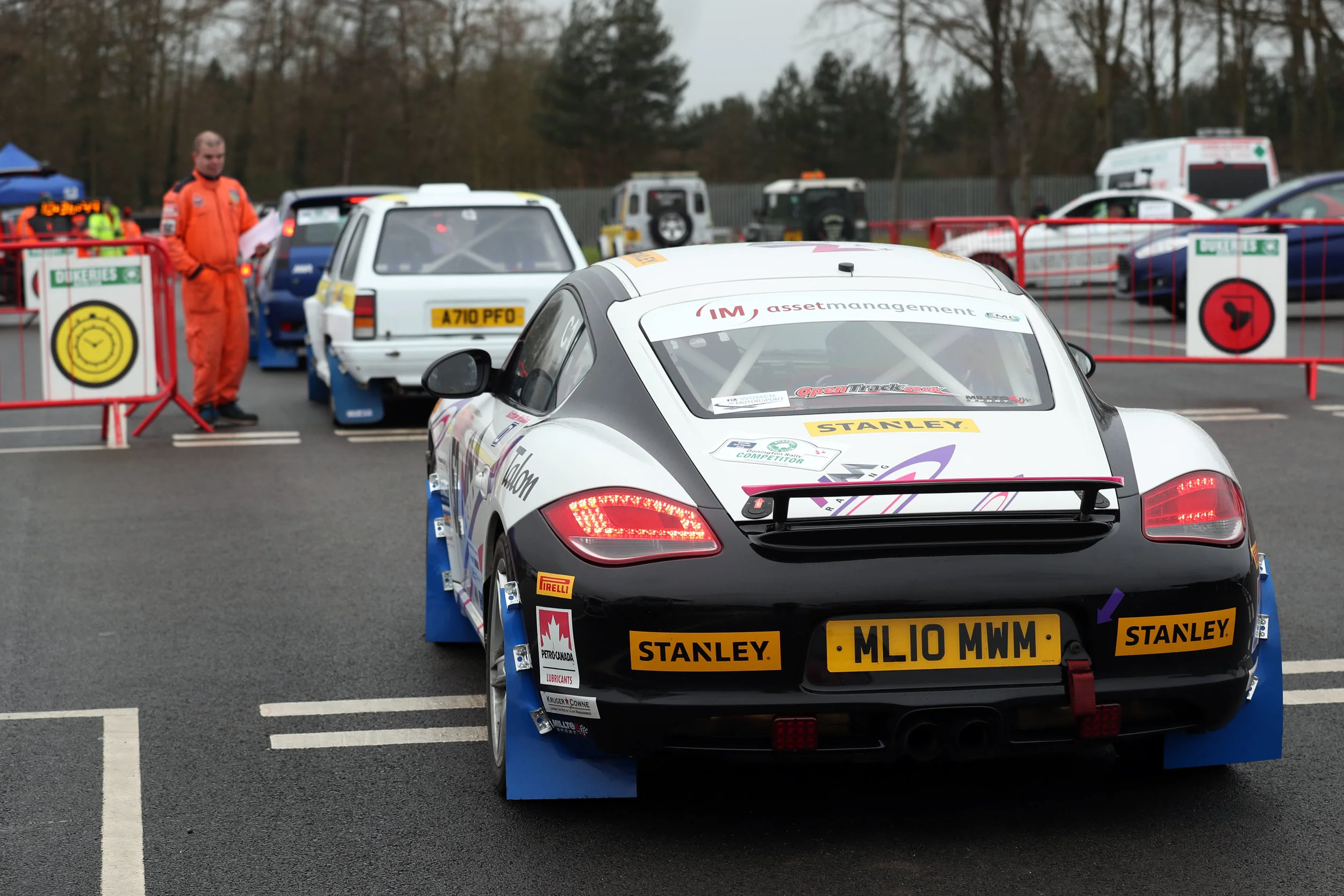 Heading out for the first stage.