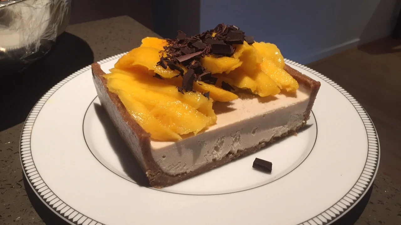 Creamy Coconut Yogurt Cheesecake - VEGAN