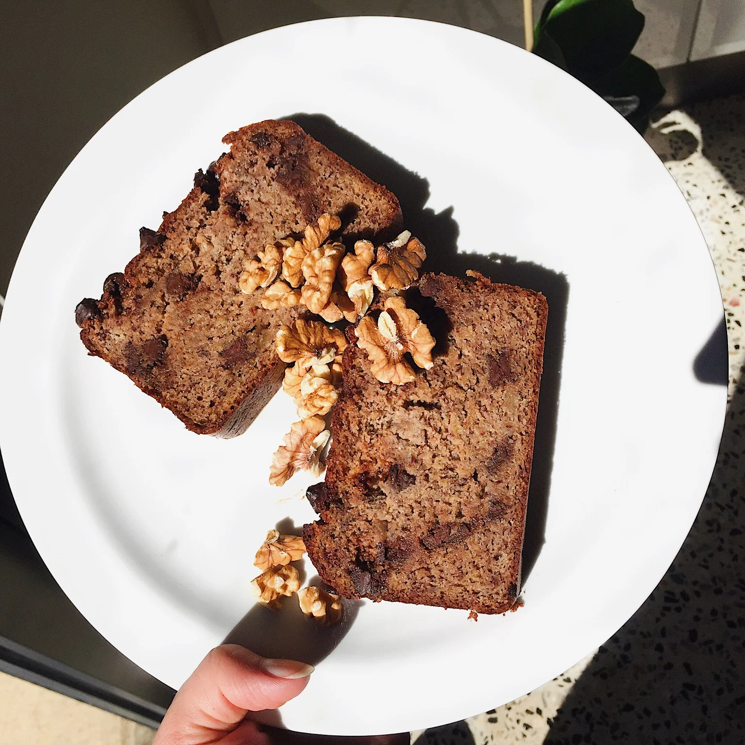 Choc Chip Banana Bread (grain free, dairy free and refined sugar free)