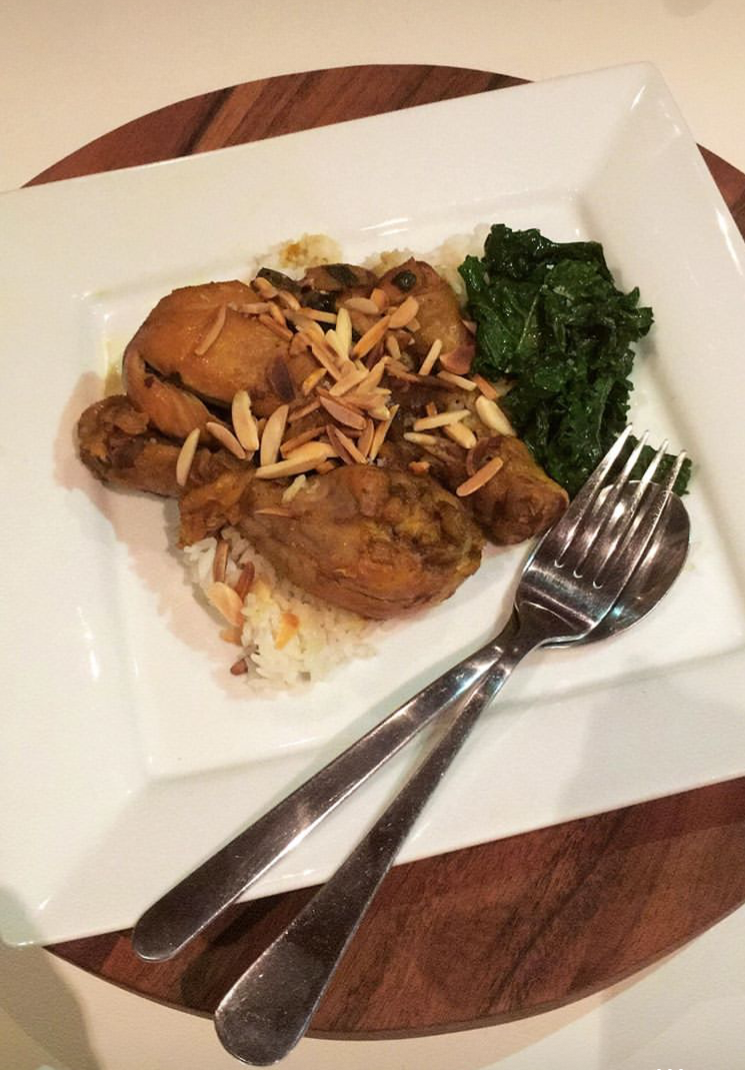 Persian Chicken Drumsticks with Quinoa