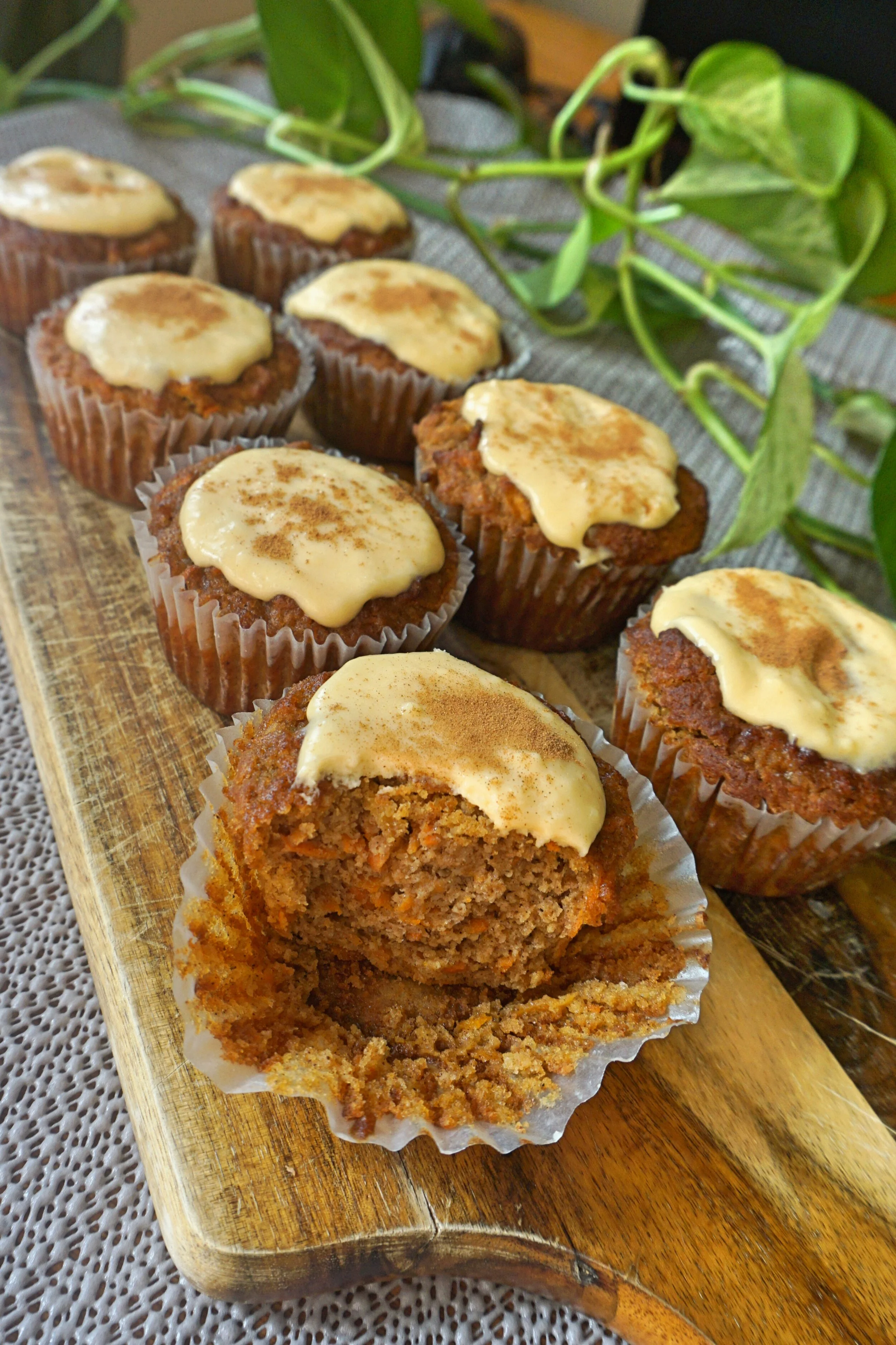 Gluten-Free, Dairy-Free Carrot Cake Muffins