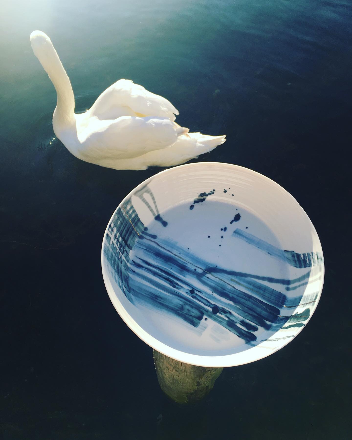 🪶🤍#zokotucha #porcelain #madeinberlin #kreuzberg #landwehrkanal #sparkleandshine