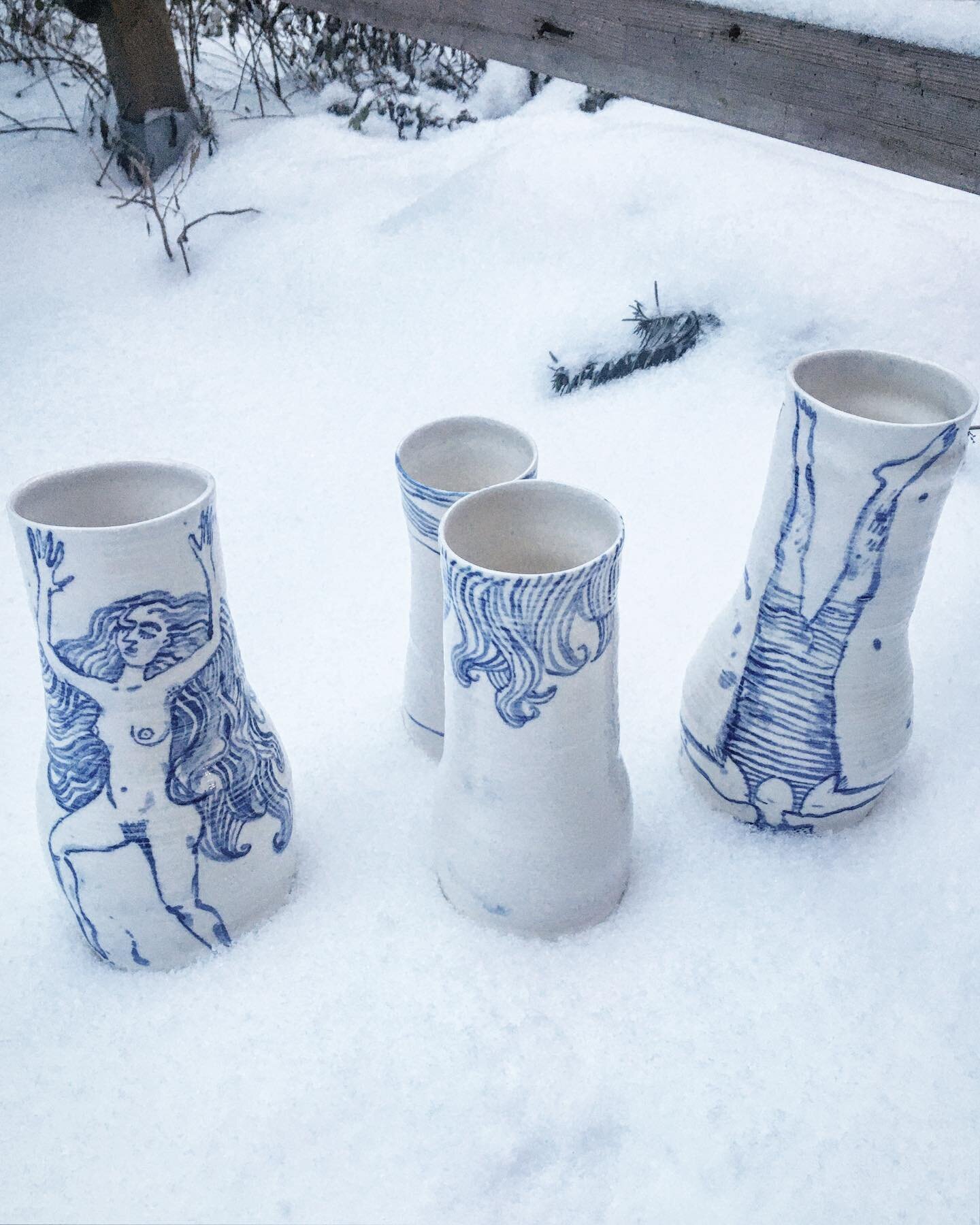 💙❄️ cirque de neige #zokotucha#porcelain #vase#madeinberlin#kreuzberg #graefekiez #sparkleandshine
