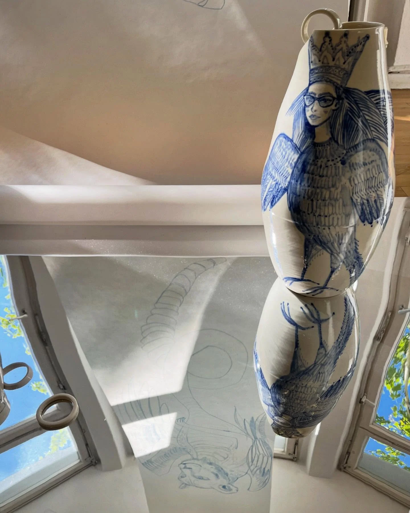 💙last week of the group show &ldquo;Joker&rdquo; in @hausamluetzowplatz  Running from August 2 - 25, 2024
  Curated by Sarah Letzel and Asja Wolf
 
@igtarek @kassandra_von_aschenbach @nadine_baldow @zokotucha_nastia
@kat_kampmann @leopoldlandrichter