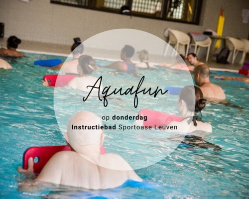 Aquafun- fitter dankzij oefeningen in het water 