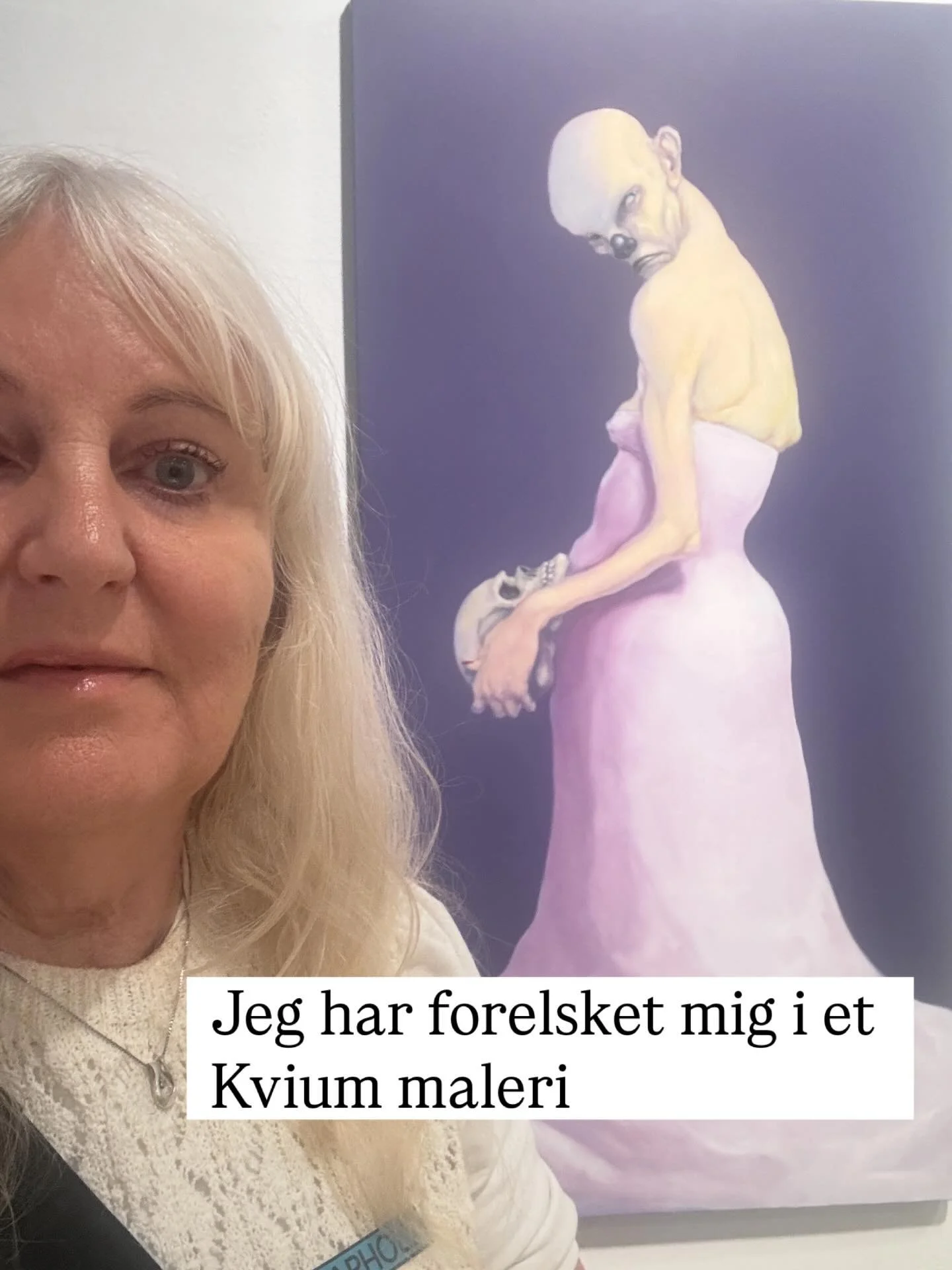 Jeg har v&aelig;ret p&aring; tur til Trapholt, hvor jeg blandt andet bes&oslash;gte Kvium udstillingen. 

Jeg elsker Kviums malerier, og s&aelig;rligt et fandt vej til mit hjerte. 

Jeg h&aring;ber at komme til at eje et en dag 🙏

Hvad synes du om s
