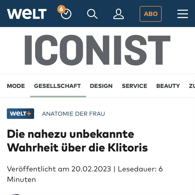 WELT ICONIST - Die nahezu unbekannte Wahrheit über die Klitoris