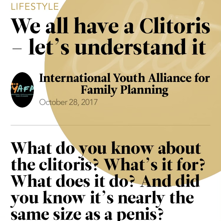 Mind This Magazine - We all have a Clitoris, let’s understand it.