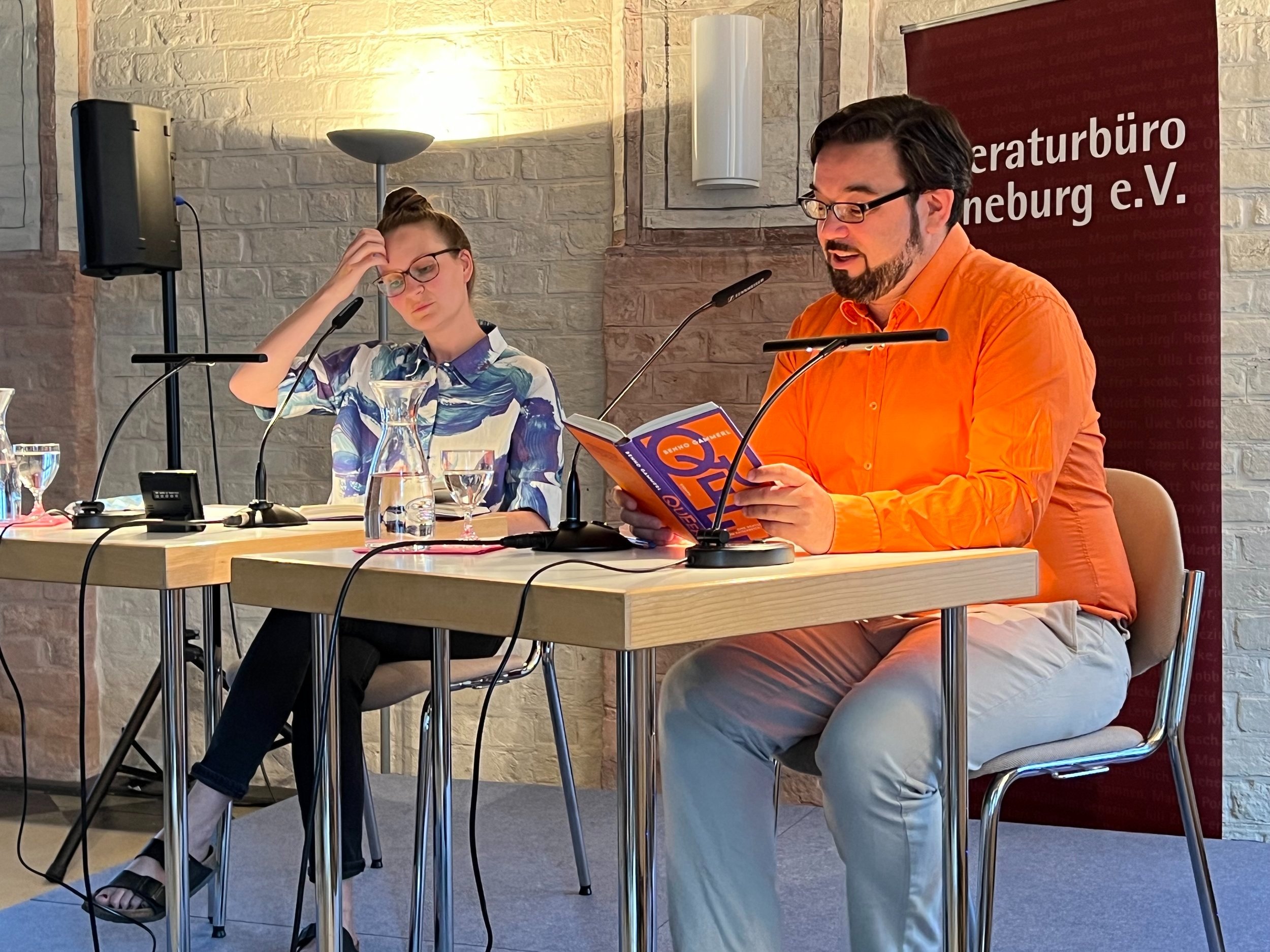 "Queer - Eine deutsche Geschichte vom Kaiserreich bis heute" - Lesung mit Benno Gammerl, Literaturbüro Lüneburg 2023 © Literaturbüro Lüneburg